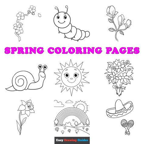 Free Printable Spring Coloring Pages for Kids