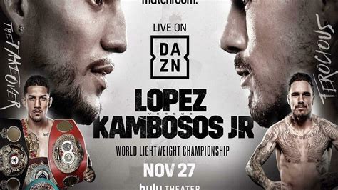 Teofimo Lopez vs. George Kambosos Jr. ticket information - World Boxing ...