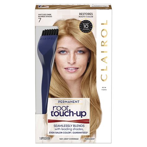 Clairol Root Touch-Up Permanent Hair Color Crème 7 Dark Blonde, 1 ...