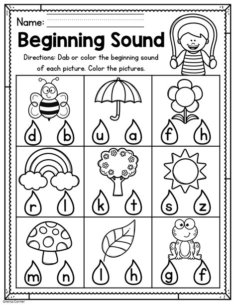 Spring Kindergarten Worksheets May | Made By Teachers