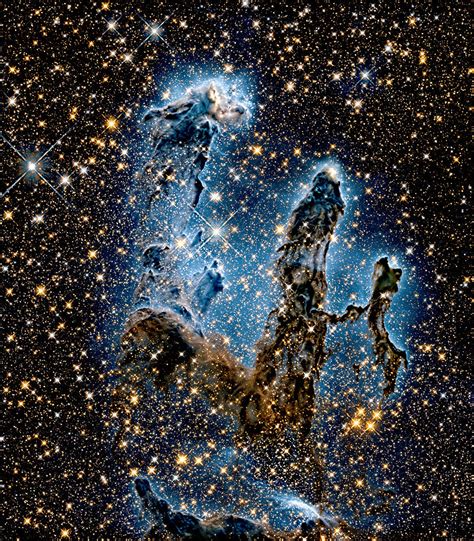 Eagle Nebula Pillars of Creation - infrared Photograph by Weston ...