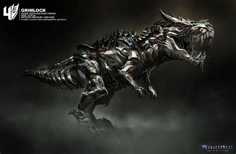 Grimlock concept art | Transformers | Dinobots, Transformers age, Transformers age of extinction