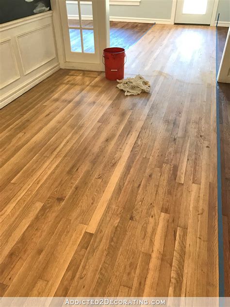 Adventures In Staining My Red Oak Hardwood Floors (Products & Process)