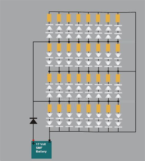 12v Dc Led Light Circuit Diagram | Shelly Lighting