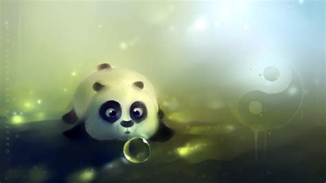 Bubble Panda - Desktop Wallpaper