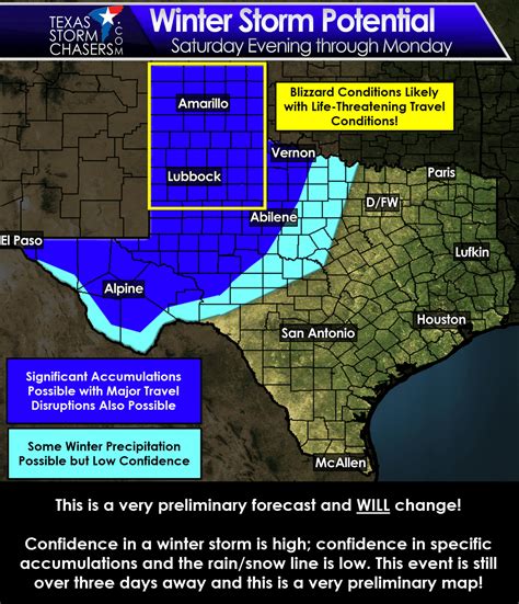 A Winter Storm (BLIZZARD) Will Slam Parts of Texas Sunday & Monday