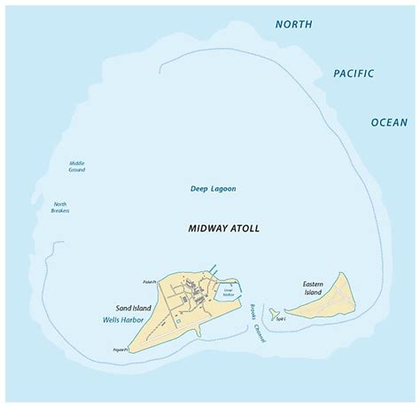 Midway Atoll Map