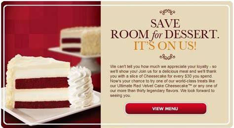 cheesecake factory coupons printable – PrintableTemplates