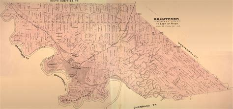 Brant County map, undated :: Canadian Industrial Heritage Centre (CIHC)