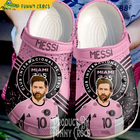 Inter Miami Lionel Messi Crocs Slippers - Discover Comfort And Style Clog Shoes With Funny Crocs