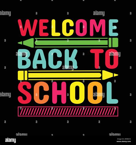 Welcome back kids Stock Vector Images - Alamy