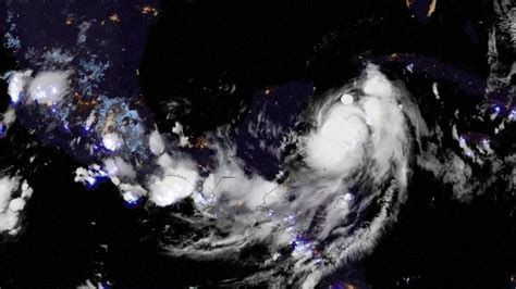 Storm Idalia: Satellite images show lightning surrounding storm | World News | Sky News