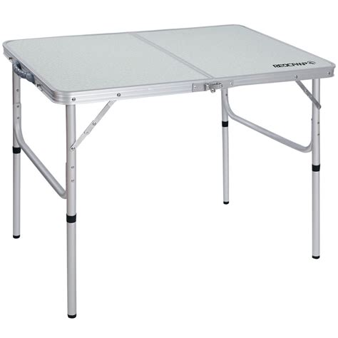 REDCAMP 3ft Adjustable Folding Table, Centerfold Alumimum Portable Camping Table for Ourdoor or ...