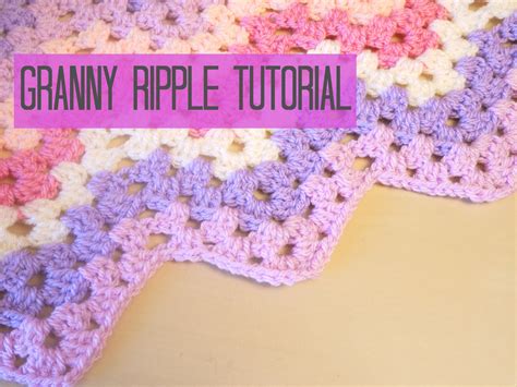 CROCHET: Chevron.Granny ripple tutorial, Bella Coco