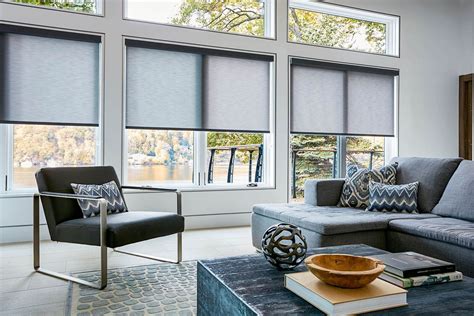 hudson fabric roller shades - blinds to go | Roller blinds living room ...