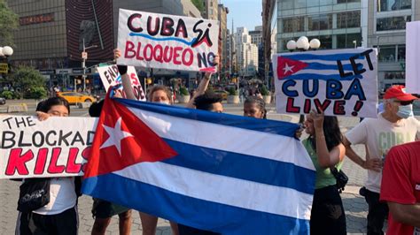 Young Communists in NYC organize protest in support of Cuba – People's ...