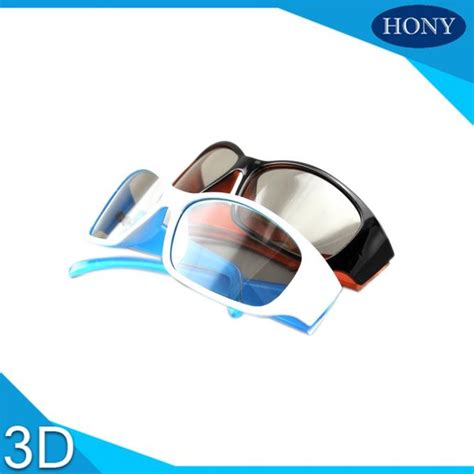 Reald PC Plastic Circular Polarized 3D Glasses For 3D Movies