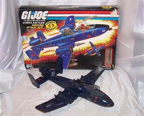 GI Joe Cobra Command Rattler Jet w Box, Hasbro 1984