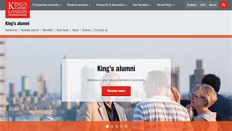 Welcome to the new King's alumni website | King's College London