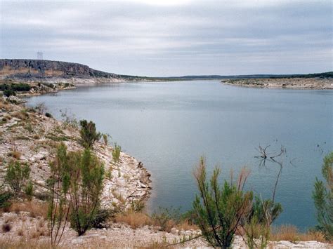 The lake, near Rough Canyon: Amistad National Recreation Area, Texas