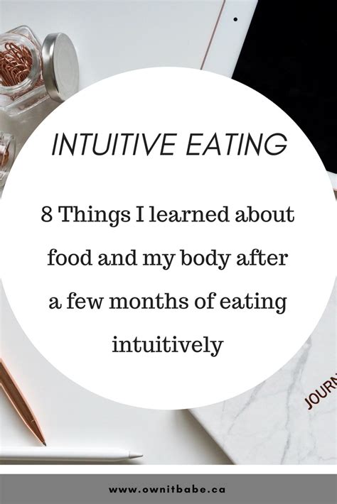 Intuitive Eating - why I'll never diet again | Own It Babe