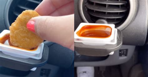 You Can Get Chicken Nugget Sauce Holder For Your Car And It's The ...