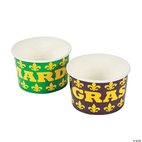 Mardi Gras Snack Cups - Discontinued
