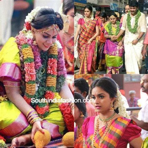 Keerthy Suresh at her sister Revathy Suresh's Wedding – South India Fashion