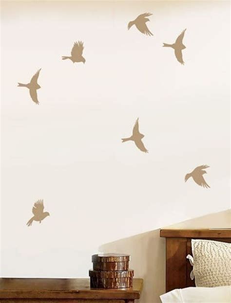 Garden Birds Wall Stencil Reusable Bird Stencil for Walls