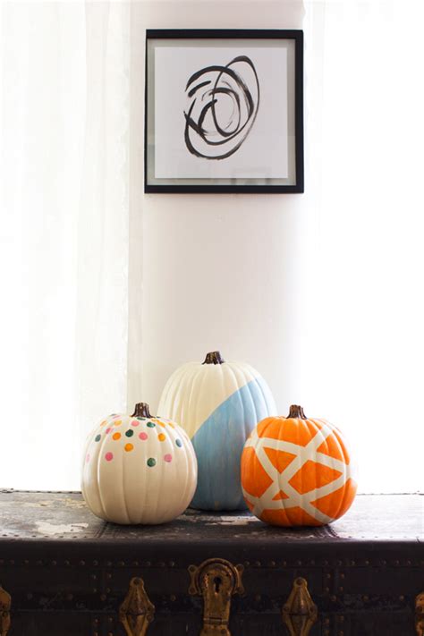 DIY Painted Pumpkins | At Home In Love