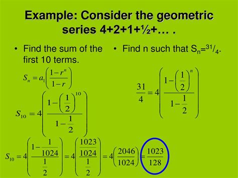 PPT - 7 .3 Analyze Geometric Sequences & Series PowerPoint Presentation - ID:6595896