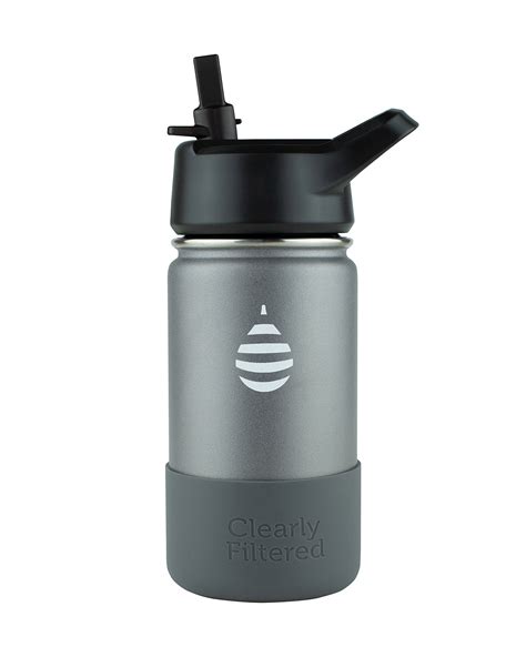 12oz Stainless Steel Junior Water Bottle | Clearly Filtered