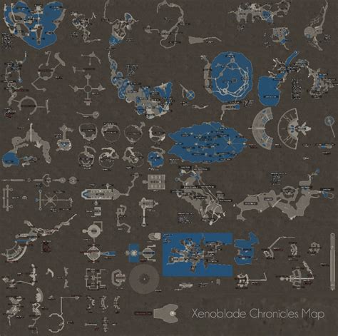 I couldn't find a map of Xenoblade Chronicles anywhere, so I decided to make one. : r/Xenoblade ...