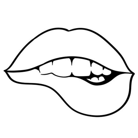 lip biting vector - Download Free Vectors, Clipart Graphics & Vector Art