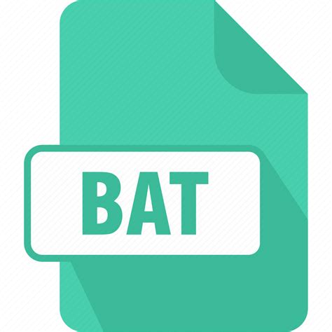 Bat, document, dos batch file, extension, file, type icon - Download on ...