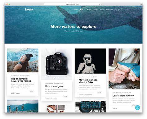 22 Best Masonry Grid WordPress Themes (2025) - Colorlib