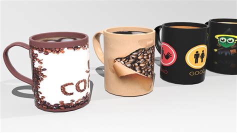 3d coffee mug