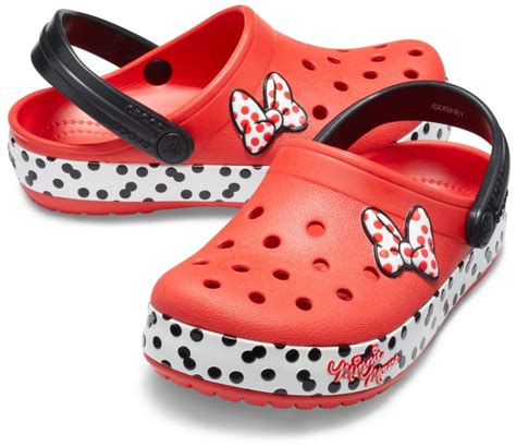 New Minnie Mouse Crocs Collection Rocks The Dots - Shoes