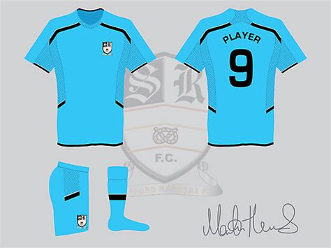 Stafford Rangers FC Away Kit - Martin Thomas Design