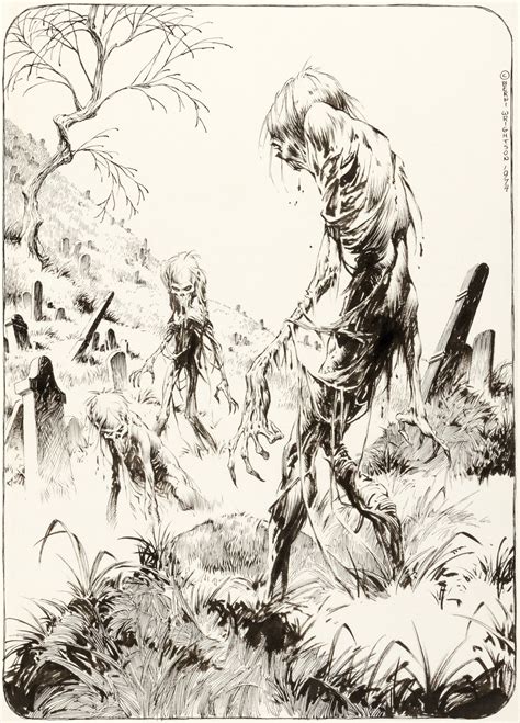 Bernie Wrightson Monsters: Color the Creature Illustration "The | LotID #52007 | Heritage ...