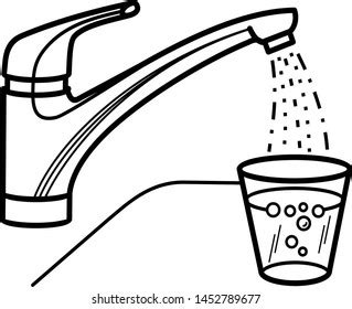 22,568 Water Tap Outline Images, Stock Photos, 3D objects, & Vectors | Shutterstock