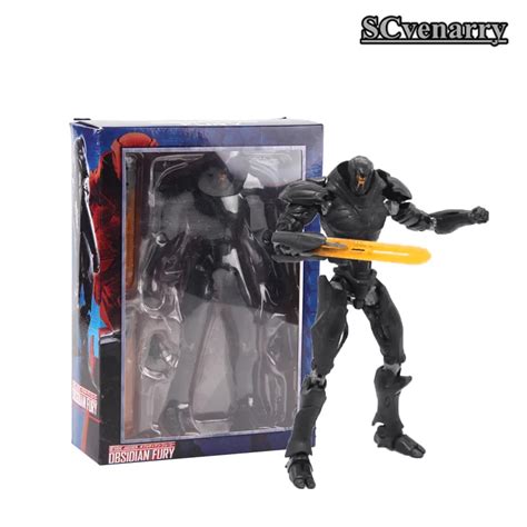 Obsidian Fury Pacific Rim Jaegers PVC Anime Pacific Rim Uprising Toys Side Jaeger Robot Toy ...