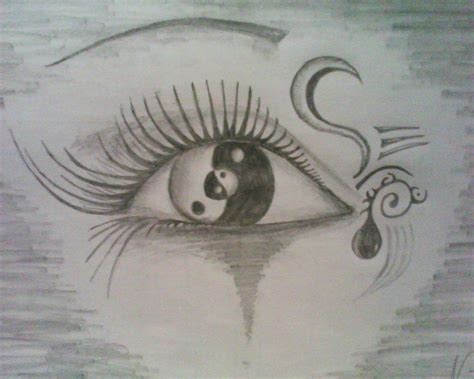 Ying Yang eye by nenopope | Ying yang, Eye art, Drawings