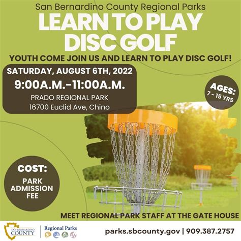 Learn how to Play Disc Golf @ Prado Regional Park – Parks