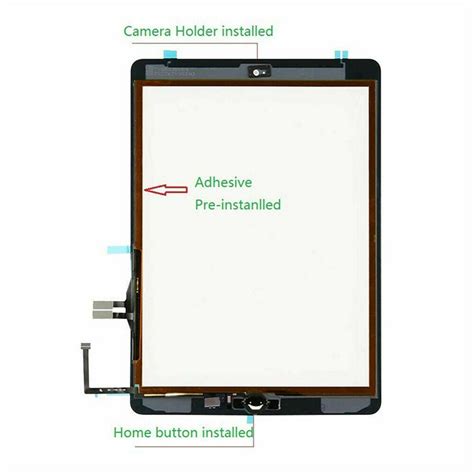 New For Black Touch Screen Digitizer Replacement iPad 6 6th Gen 2018 ...