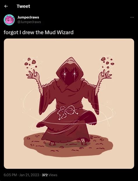 Mud Wizard Fan Art by @JumperJraws : r/mudwizardultras