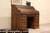 Antique Oak Roll Top Desk