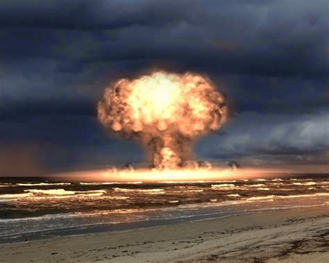 Tsar Bomba, the most powerful nuclear bomb. Among the largest nuclear ...