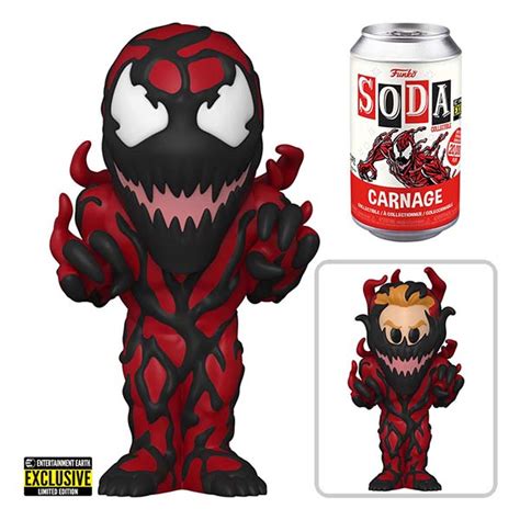 Funko Pop! Vinyl Soda: Marvel - Carnage - Entertainment Earth Exclusive ...