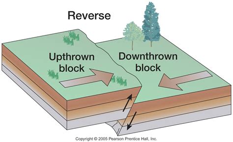 In which direction does a reverse fault cause the land to move? - brainly.com